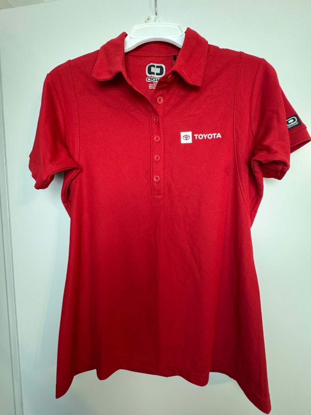 Toyota Women's Red Polo - Size Small - Short Sleeve - Ogio Brand w/Tags